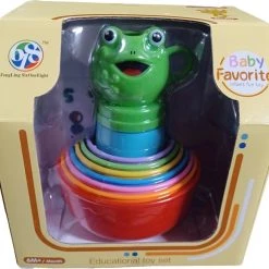 Feng Shui Baby Stapel Speelgoed - Kikker - Educatief Speel Set - Baby Favorite