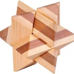 DW4Trading 3D Bamboo Puzzel Ster