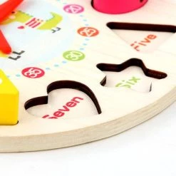 Merkloos Montessori Speelgoed Puzzel Klok - Hout - Motoriek - Educatief 14 Merkloos Montessori Speelgoed Puzzel Klok - Hout - Motoriek - Educatief -Kinderspellen Verkoopwinkel 550x496 6