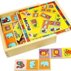 Small Foot Company Small Foot Domino Boerderij Dieren 28 Stenen 5 Small Foot Company Small Foot Domino Boerderij Dieren 28 Stenen -Kinderspellen Verkoopwinkel 550x497 1