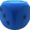 Merkloos Sinterklaas Spel Grote Foam Dobbelsteen Blauw 16 X 16 Cm - Pakjesavond Dobbelspel
