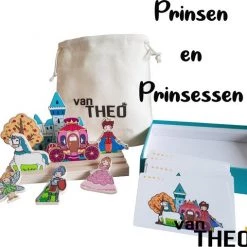 Van Theo® Diepte Puzzel - Prinsen & Prinsessen - Houten Puzzel - Smartgames - Speelgoed 3 Jaar