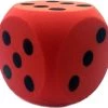 Merkloos Grote Foam Dobbelsteen Rood 16 X 16 Cm - Dobbelspel - Speelgoed