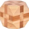 DW4Trading 3D Bamboo Puzzel Kubus 3