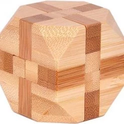 DW4Trading 3D Bamboo Puzzel Kubus 3