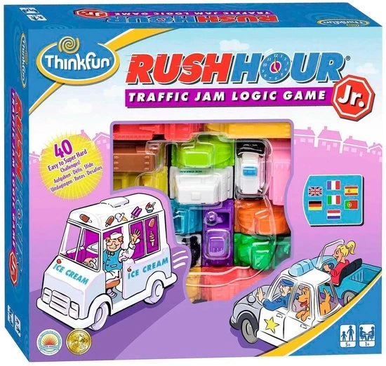 ThinkFun Rush Hour Junior - Breinbreker 8 ThinkFun Rush Hour Junior - Breinbreker - Afbeelding 8