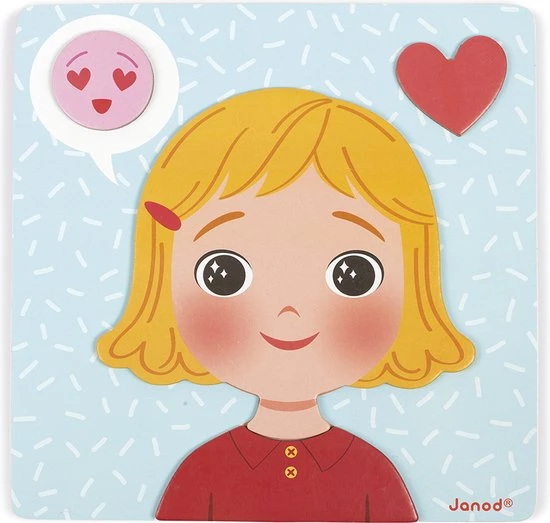 Janod Spel - Magnetische Emoties 1 Janod Spel - Magnetische Emoties