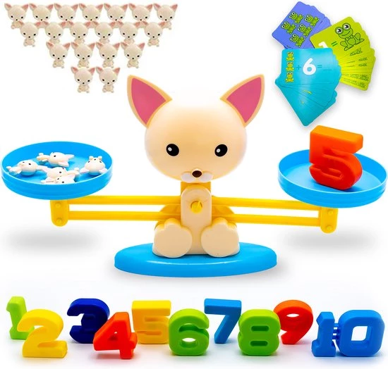 Must-Have For Kids | Puppy Balance Game - Ik Leer Rekenen - Speelgoed Meisjes - 3 Jaar - 4 Jaar - 5 Jaar - 6 Jaar - Leren Rekenen - Leren Tellen - Interactief Speelgoed - Evenwichtsspel - Monkey Balance 1 Must-Have For Kids | Puppy Balance Game - Ik Leer Rekenen - Speelgoed Meisjes - 3 Jaar - 4 Jaar - 5 Jaar - 6 Jaar - Leren Rekenen - Leren Tellen - Interactief Speelgoed - Evenwichtsspel - Monkey Balance