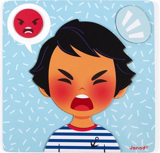 Janod Spel - Magnetische Emoties 9 Janod Spel - Magnetische Emoties - Afbeelding 9