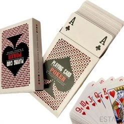 ESTARK Luxe Speelkaarten - 2 Sets - Plastic Coating - Poker Kaarten - Kaartspel - Spelkaarten - Spel Kaart - 2 X 56 - Gezelschapsspel - Spelen - Playing Cards - Cijfer In Alle 4 De Hoeken - 2 STUKS -Kinderspellen Verkoopwinkel 550x531 8