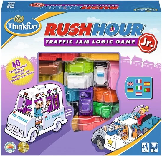ThinkFun Rush Hour Junior - Breinbreker 1 ThinkFun Rush Hour Junior - Breinbreker
