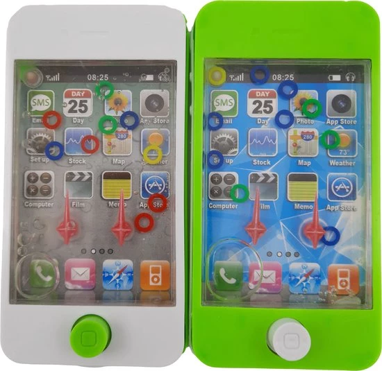 Overige Merken Watergame - Ring Waterspel - Kindertelefoon - Speelgoed Telefoon - Behendigheidsspelletjes - Geduldspelletjes - Groen + Wit (2 Stuks) 3 Overige Merken Watergame - Ring Waterspel - Kindertelefoon - Speelgoed Telefoon - Behendigheidsspelletjes - Geduldspelletjes - Groen + Wit (2 Stuks) - Afbeelding 3
