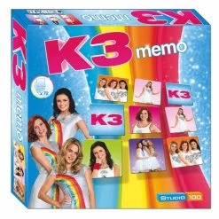 K3 - Kaartspel - Memo - Kijk Goed Naar De Leuke Foto's Van Jouw Favoriete K3-tjes En Zoek Waar Het Andere Kaartje Ligt - Met 72 Kaartjes -Kinderspellen Verkoopwinkel 550x538
