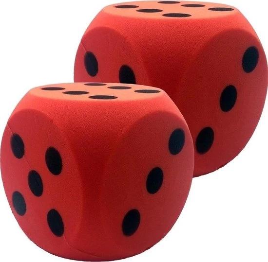 Merkloos 2x Sinterklaas Spel Grote Foam Dobbelsteen Rood 16 X 16 Cm - Pakjesavond Dobbelspel 3 Merkloos 2x Sinterklaas Spel Grote Foam Dobbelsteen Rood 16 X 16 Cm - Pakjesavond Dobbelspel - Afbeelding 3