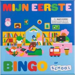 Merkloos Mijn Eerste Bingo Op School -Kinderspellen Verkoopwinkel 550x547 17