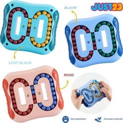 JUST23 Magic Bean Board - IQ Ball Brain Game - Anti Stress Speelgoed - Magic Puzzle - Speed Cube - Blauw -Kinderspellen Verkoopwinkel 550x548 14