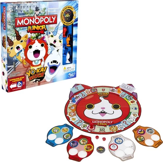 Monopoly Junior Yo-ai Watch - Kinderspel 2 Monopoly Junior Yo-ai Watch - Kinderspel - Afbeelding 2