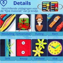 Magnificos - Montessori Speelgoed - Activiteitenbord - Busy Board - Activity Board - Motoriek - Map - Planeten -Kinderspellen Verkoopwinkel 550x550 105