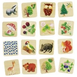 Goki Geheugenspel: DIEREN Van Het WOUD -Kinderspellen Verkoopwinkel 550x550 239