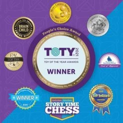 Story Time Chess - Het Verhaal Van Koning Schaak Leren Schaken English Version Gezelschapsspel Voor Familie - Leren Schaken - Winnaar Speelgoed Van Het Jaar Nederland 2022 STEAM - Engels Editie -Kinderspellen Verkoopwinkel 550x550 244