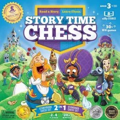 Story Time Chess - Het Verhaal Van Koning Schaak Leren Schaken English Version Gezelschapsspel Voor Familie - Leren Schaken - Winnaar Speelgoed Van Het Jaar Nederland 2022 STEAM - Engels Editie -Kinderspellen Verkoopwinkel 550x550 245