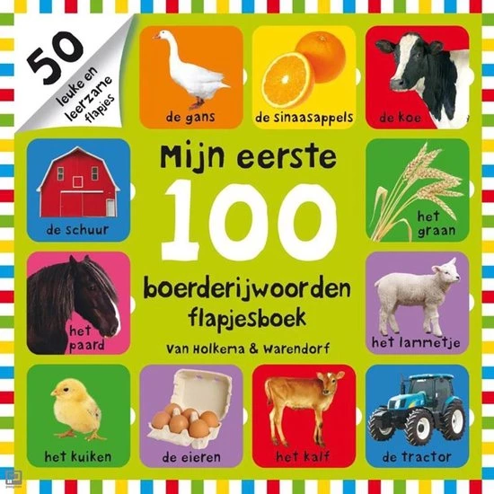 Roger Priddy Unieboek Mijn Eerste 100 Boerderijwoorden (karton 1 Roger Priddy Unieboek Mijn Eerste 100 Boerderijwoorden (karton