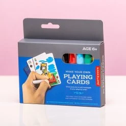 Kikkerland Maak Je Eigen Speelkaarten - Inclusief Kaarten En Stiften - Creatief - Knutselen -Kinderspellen Verkoopwinkel 550x550 257