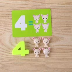 Ariko Montessori Reken Balans Spel Kitten - Kat - Poes - Leren Rekenen - Interactief Speelgoed - Telraam - Reken Weegschaal - Educatief -Kinderspellen Verkoopwinkel 550x550 332