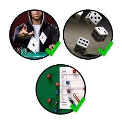 Merkloos Yahtzee Set Met Dobbelstenen En Scoreblok – Gezelschapsspel Voor Volwassenen En Kinderen – Speel Tot 600 Dobbelspellen -Kinderspellen Verkoopwinkel 550x550 86