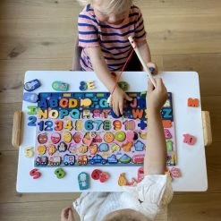 Merkloos Puzzelbord 8-in-1 - Montessori Speelgoed Puzzel - Cijfers Letters 15 Merkloos Puzzelbord 8-in-1 - Montessori Speelgoed Puzzel - Cijfers Letters -Kinderspellen Verkoopwinkel 550x550 94