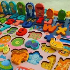 Merkloos Puzzelbord 8-in-1 - Montessori Speelgoed Puzzel - Cijfers Letters 19 Merkloos Puzzelbord 8-in-1 - Montessori Speelgoed Puzzel - Cijfers Letters -Kinderspellen Verkoopwinkel 550x550 97