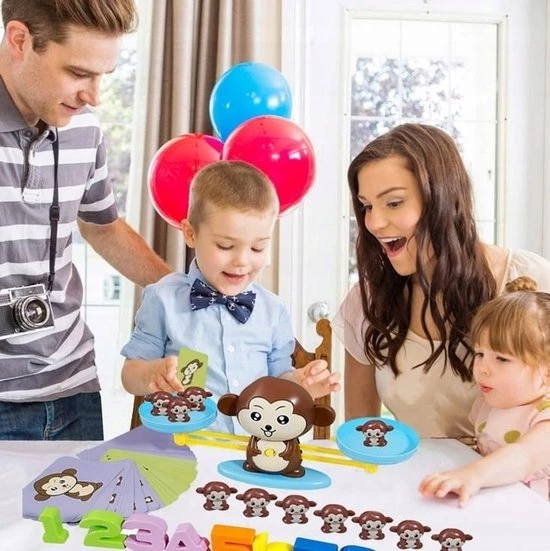 Mivida - Educatief Speelgoed - Leren Rekenen - Verschillende Levels - Spelend Leren - Tellen - 64 Stuks - Aap - Monkey Balance - Vanaf 3 Jaar - Montessori Speelgoed - Evenwicht - Leerzaam - Wiskunde 4 Mivida - Educatief Speelgoed - Leren Rekenen - Verschillende Levels - Spelend Leren - Tellen - 64 Stuks - Aap - Monkey Balance - Vanaf 3 Jaar - Montessori Speelgoed - Evenwicht - Leerzaam - Wiskunde - Afbeelding 4