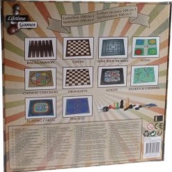 Lifetime Games Spellenset - 10 Borden - Spelattributen - 100 Spelvarianten