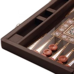 Star Backgammon Koffer - Tavla - Luxe Backgammon Set - 45,5 X 29 X 8 Cm -Kinderspellen Verkoopwinkel 550x563 2