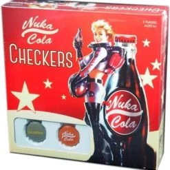 Bordspellen Fallout Nuka Cola Checkers -Kinderspellen Verkoopwinkel 550x566 2