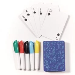 Kikkerland Maak Je Eigen Speelkaarten - Inclusief Kaarten En Stiften - Creatief - Knutselen -Kinderspellen Verkoopwinkel 550x572 5