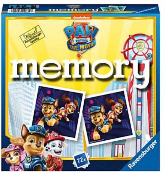 Ravensburger PAW Patrol Movie Memory - Kaartspel 1 Ravensburger PAW Patrol Movie Memory - Kaartspel