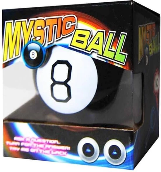 Gadget Master Mystic Magic 8 Ball - Toekomst Voorspel Bal - Vragenspel - Geeft Antwoord Op Al Je Levensvragen - Biljartbal Design - Zwart 1 Gadget Master Mystic Magic 8 Ball - Toekomst Voorspel Bal - Vragenspel - Geeft Antwoord Op Al Je Levensvragen - Biljartbal Design - Zwart