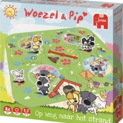 Redhart Woezel & Pip Op Weg Naar Het Strand Peuterspeelzaal Gelukspel -Kinderspellen Verkoopwinkel 550x596 2