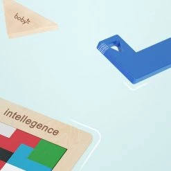 Boby Denkspel Met 30 Opdrachten - Montessori Speelgoed Tangram Vormen Puzzel - Houten Speelgoed Tetris Spel - Educatief Puzzel Voor Ruimtelijk Inzicht -Kinderspellen Verkoopwinkel 550x599 2
