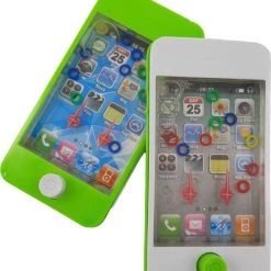 Overige Merken Watergame - Ring Waterspel - Kindertelefoon - Speelgoed Telefoon - Behendigheidsspelletjes - Geduldspelletjes - Groen + Wit (2 Stuks)