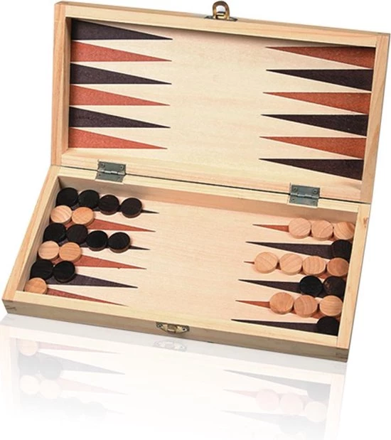 HOT Games Schaak-/backgammon Klapcassette 3 HOT Games Schaak-/backgammon Klapcassette - Afbeelding 3