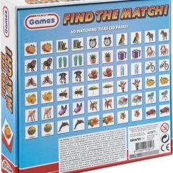 Grafix Find The Match | Baby & Peuter Spelletjes | Kaartspel | Vind De Match | 60 Kaarten - 30 Matches | Memory Voor Kinderen Vanaf 3 Jaar -Kinderspellen Verkoopwinkel 550x628 3