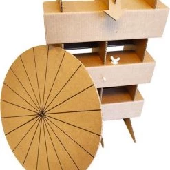 Kartonnen Rad Van Fortuin - Draairad Groot Diameter 70 Cm - Duurzaam Karton - Hobbykarton - KarTent -Kinderspellen Verkoopwinkel 550x637 2