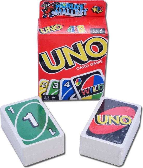 World?s Smallest World S Smallest UNO Kaartspel Matching 1 World?s Smallest World S Smallest UNO Kaartspel Matching