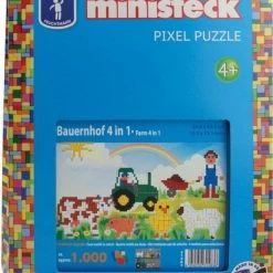 Ministeck Boerderij 4-in-1 1000-delig -Kinderspellen Verkoopwinkel 550x655