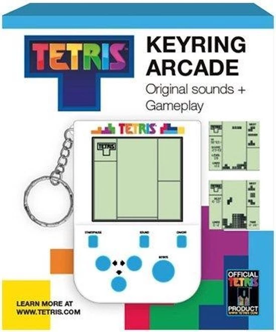 Fizz Creations Fizzcreations Tetris Spelcomputer Met Sleutelhanger 1 Fizz Creations Fizzcreations Tetris Spelcomputer Met Sleutelhanger
