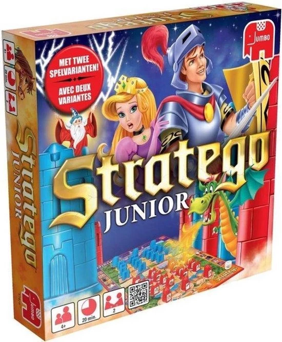 Hasbro Spellenbundel - 2 Stuks - Stratego Junior & Risk Junior 2 Hasbro Spellenbundel - 2 Stuks - Stratego Junior & Risk Junior - Afbeelding 2
