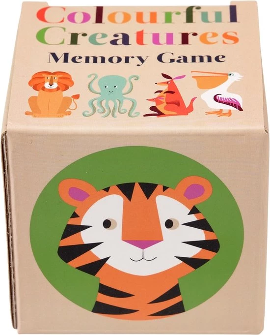 Rex London Memory Spel Colourful Creatures Dieren 1 Rex London Memory Spel Colourful Creatures Dieren
