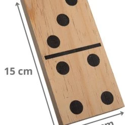Outdoor Games Grote Domino Spel - Stenen Gemaakt Van Hout - 28 Stenen - Speelgoed - Binnen -Kinderspellen Verkoopwinkel 550x685 2